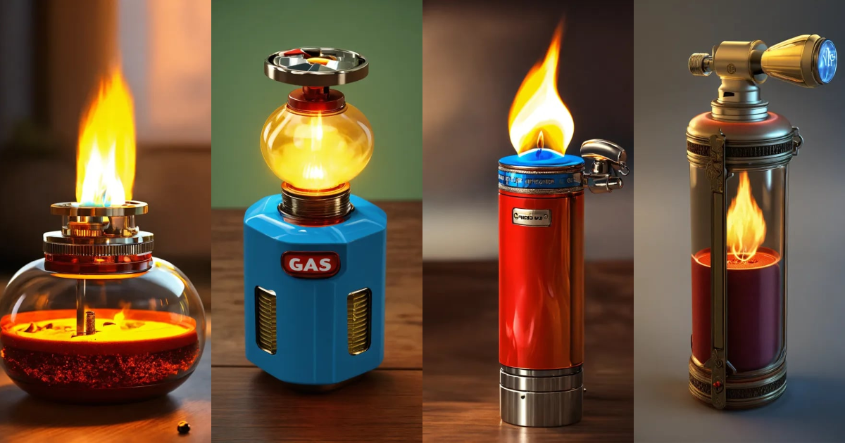 Lexica - Gas lighter 3D art