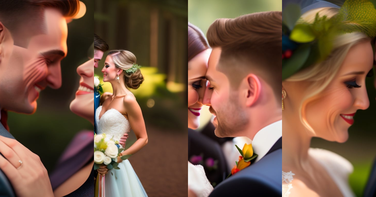 Lexica - Jonathan and Emily locking eyes for the first time, capturing ...