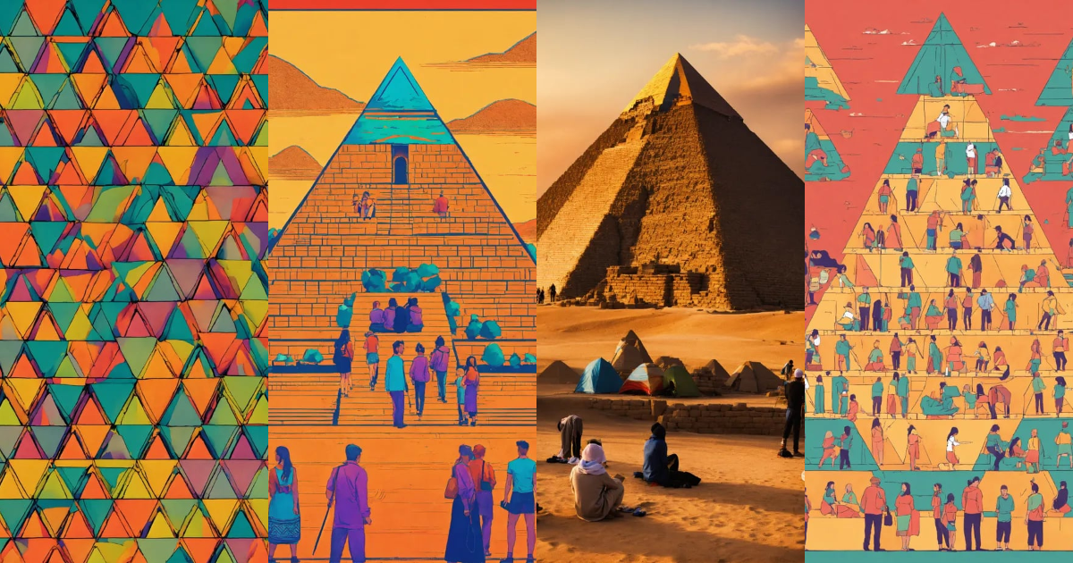 Lexica - Different groups of people in pyramid