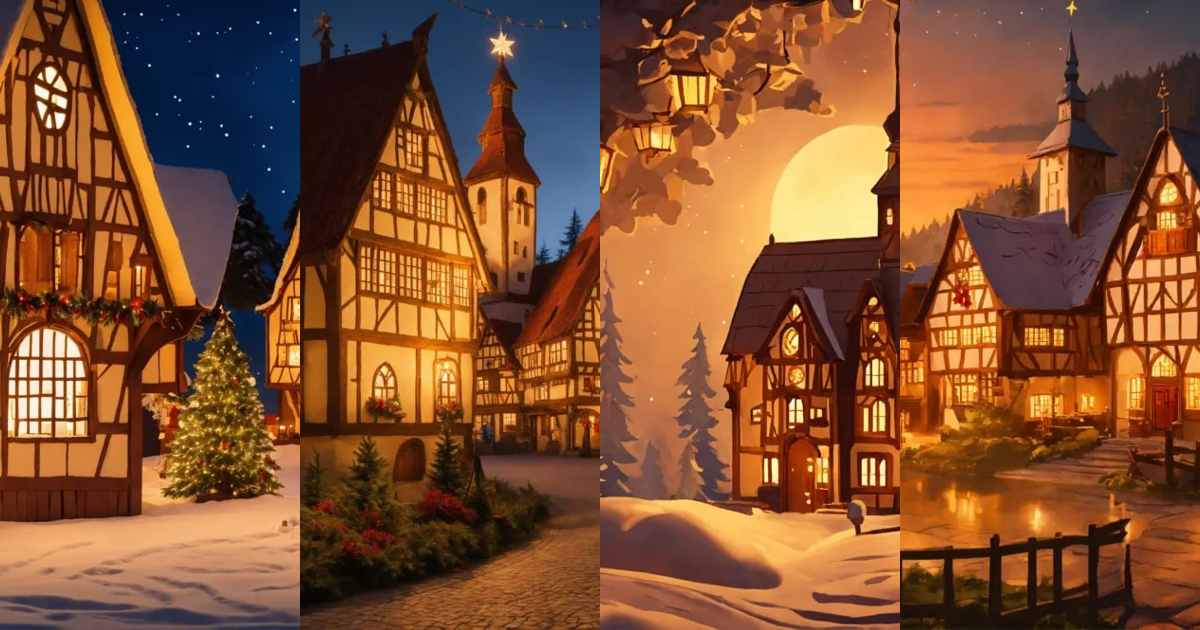 Lexica - Wood kraft layered christmas svhwibbogen Night Light Ornament ...