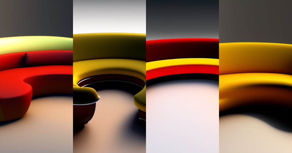 Lexica - Curved sofa designed in solidworks