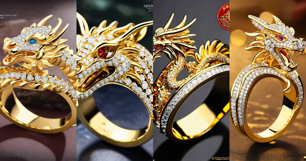 Lexica - Jewellery design, modern style, Create diamond gold ring with ...