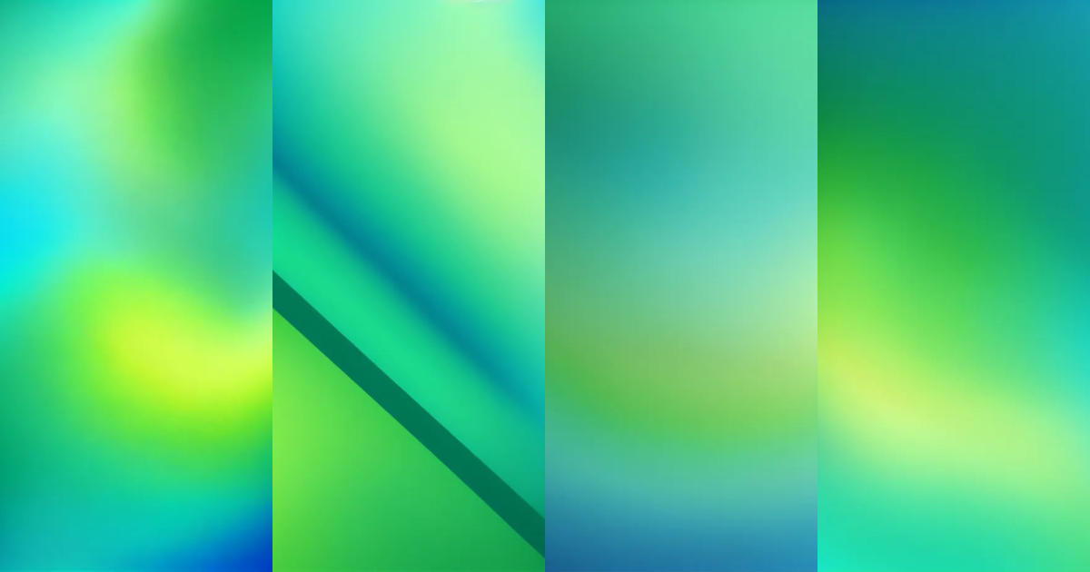 Lexica - Green and blue gradients background, light colors