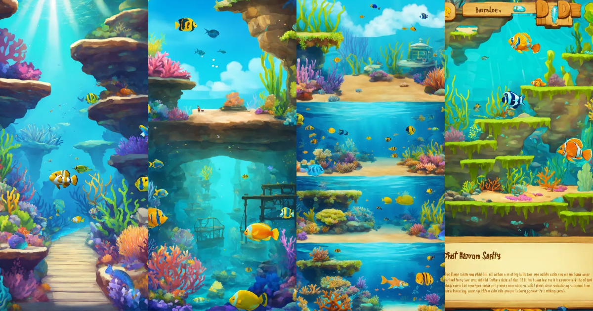 Lexica - Plataforma 2d game Great Barrier Reef