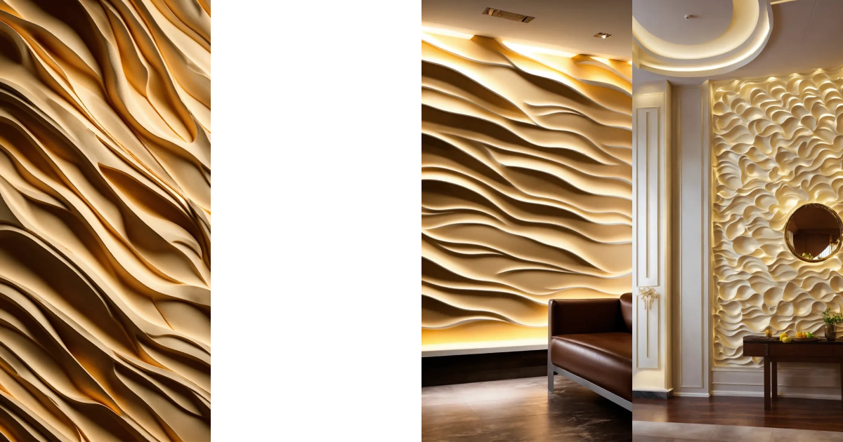 Lexica - 3D Decorative wall panels ABS Plastic molds for Plaster Gypsum ...