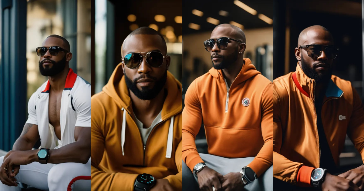 Lexica - A successful, confident 34 year black man with an expressive ...
