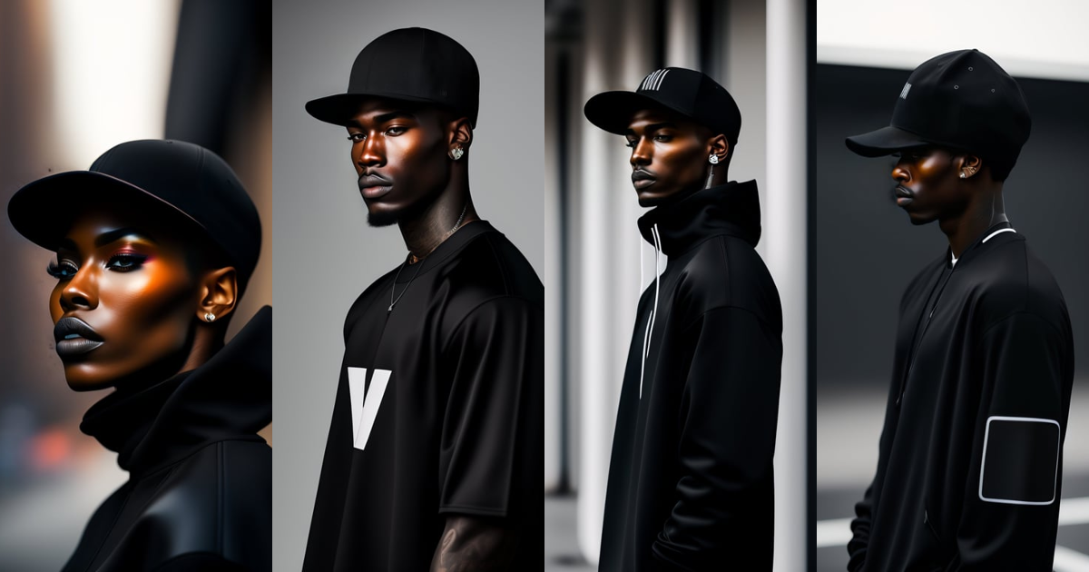 Lexica - Realism , matte black , nuetral Yeezy designed cap, model ...