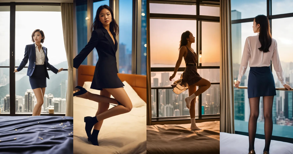 Lexica - Candid photo of a young Hong Kong woman taken at a luxury ...
