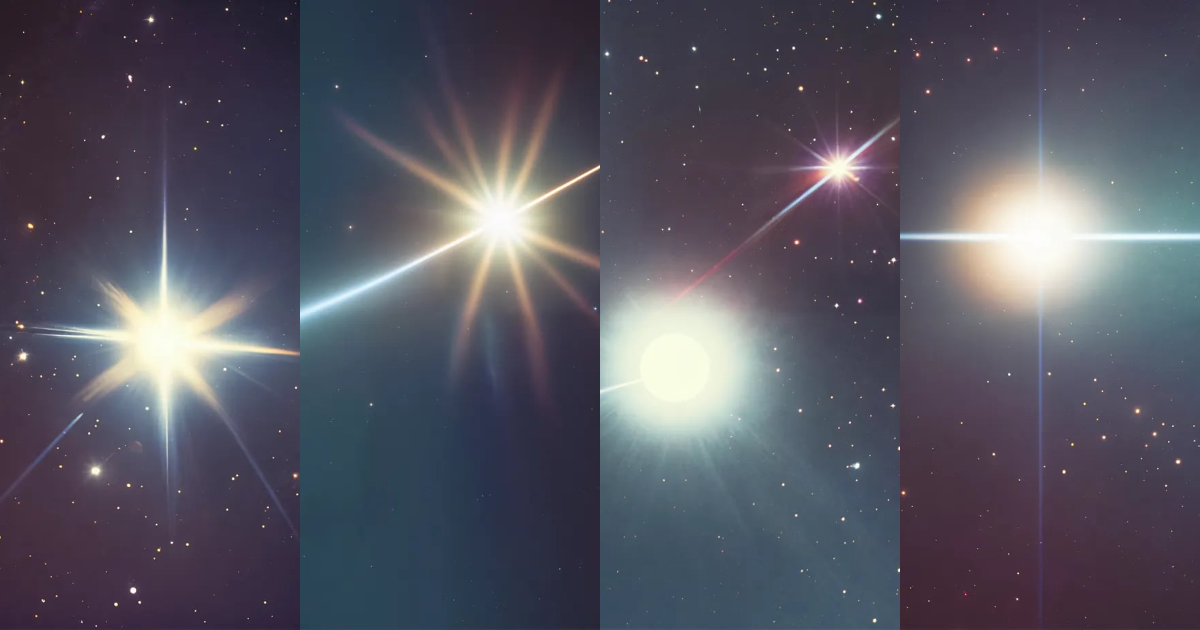 Lexica - A photo of a distant star, partially covered by other ...
