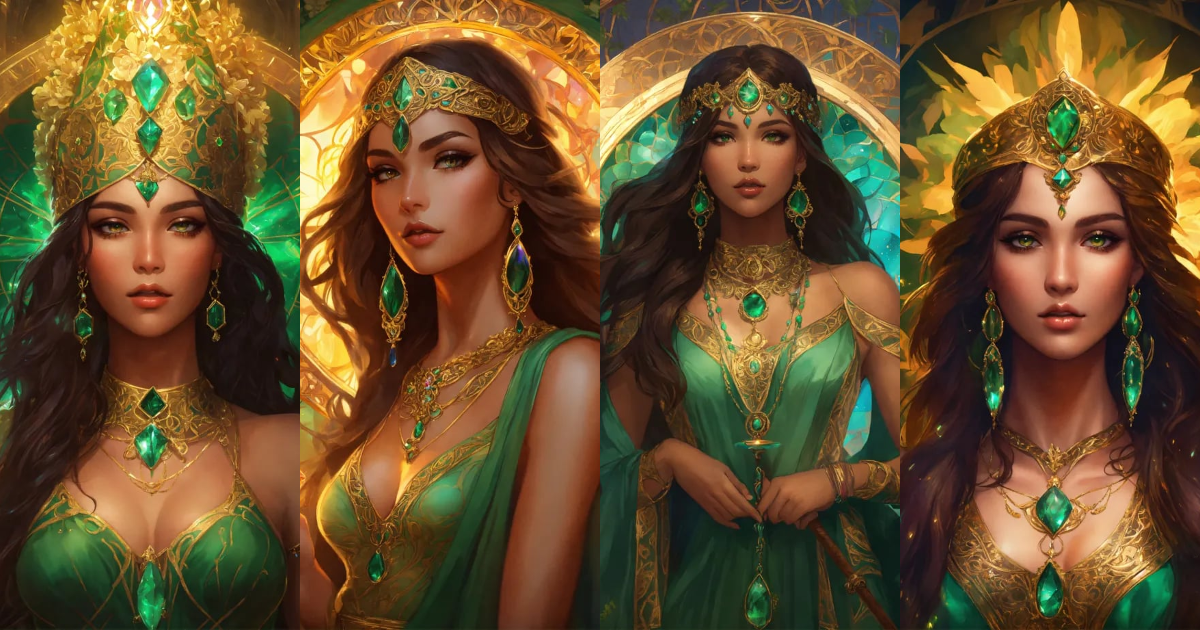 Lexica - Symmetry, full body portrait of gorgeous, persian elf ...