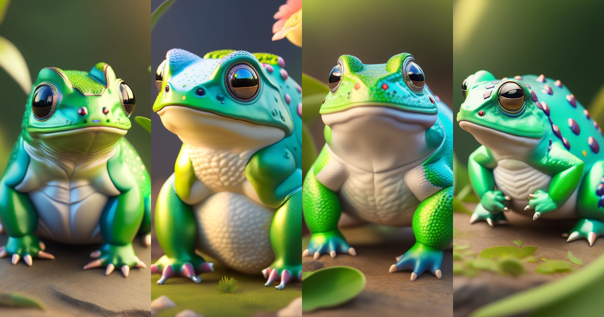Lexica - Brazilian toad ultrarealistic inspired in Bulbasaur from the ...