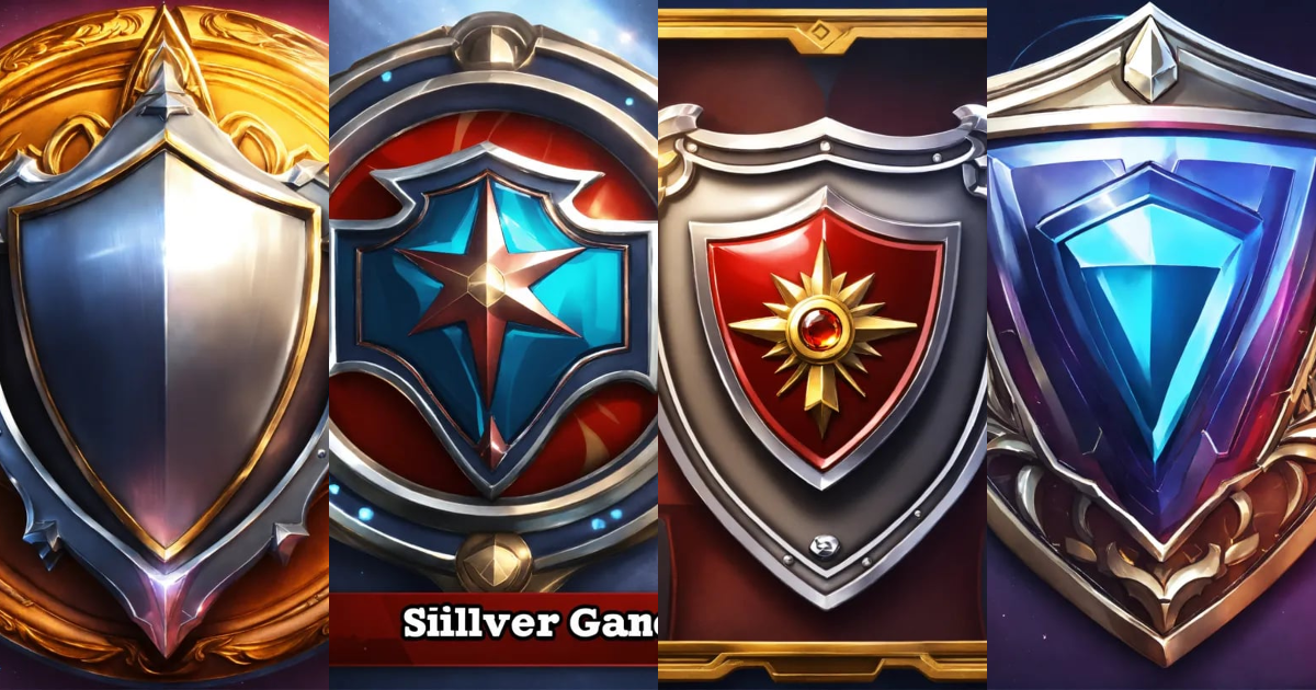 Lexica - Silver shield game icon