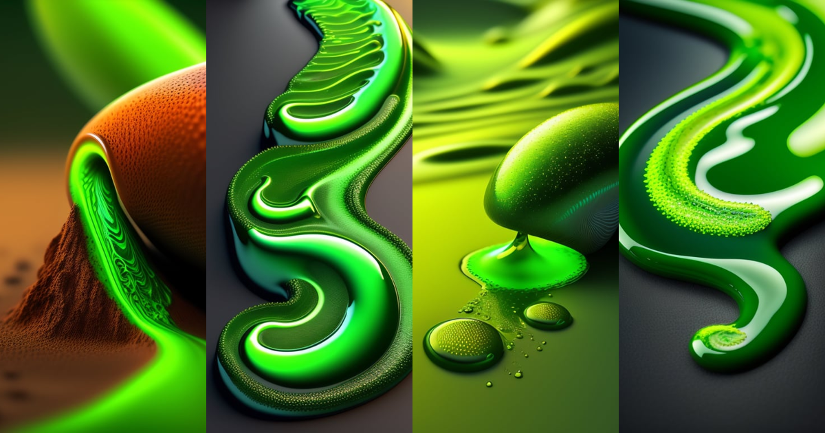 Lexica - Slug leaving a trail of green slime, hyper detailed, ultra ...