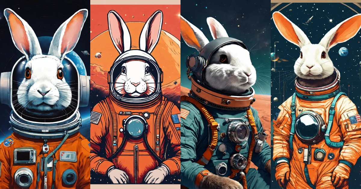 Lexica - Rabbit cosmonaut