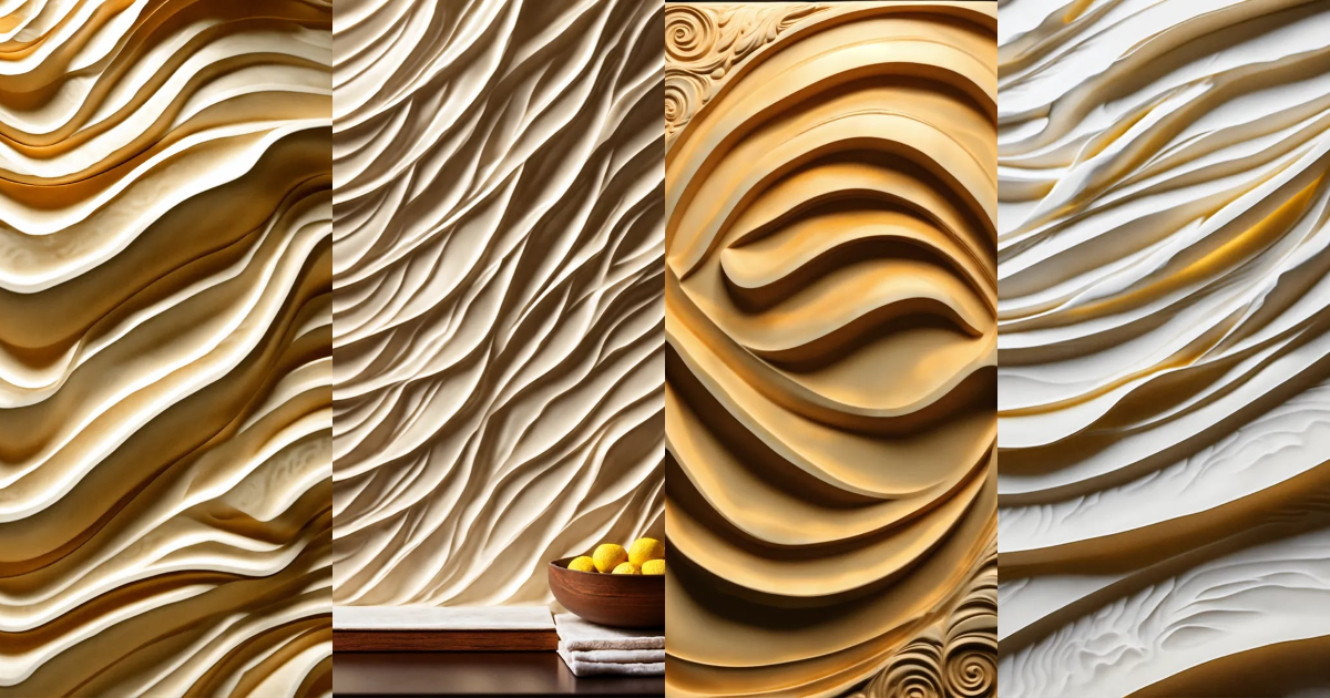 BMold BUDS 3D Decorative Wall Panel – 19.7"x19.7" ABS Plastic Mold For Plaster – 1pc