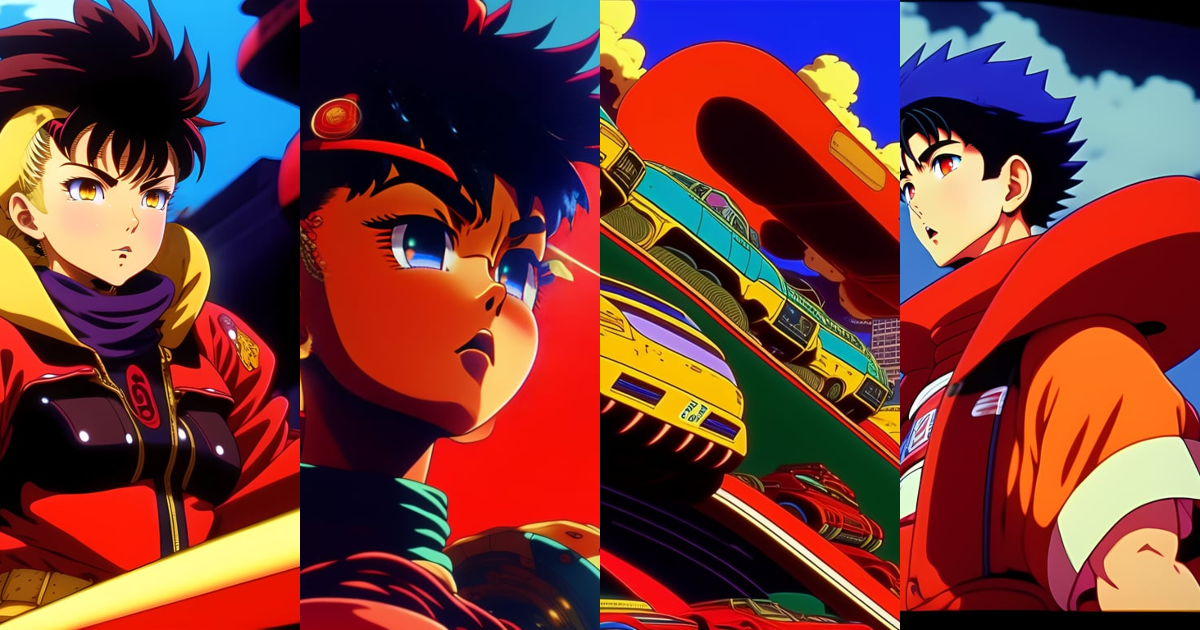 Lexica - Vintage anime screenshot from Akira, 90’s anime aesthetic ...