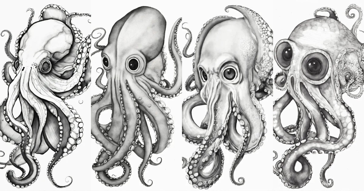 Lexica - Drawing of an octopus