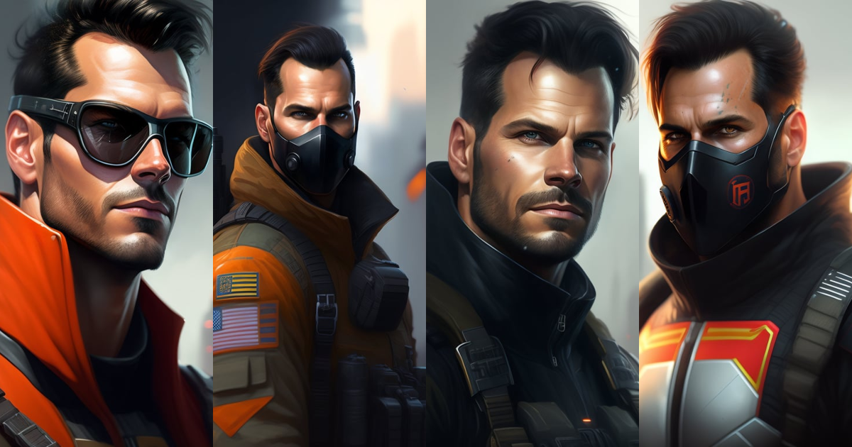 Lexica - Portrait of a man by greg rutkowski, he looks like bill paxton ...