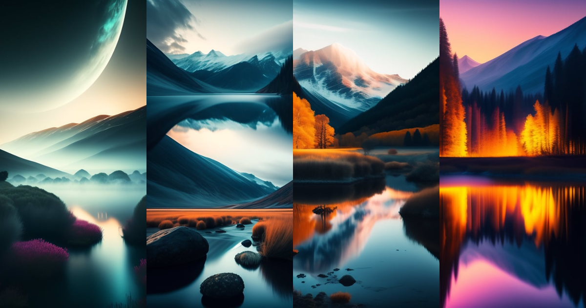 Lexica - Beautiful cool dark theme wallpaper marsh mellow
