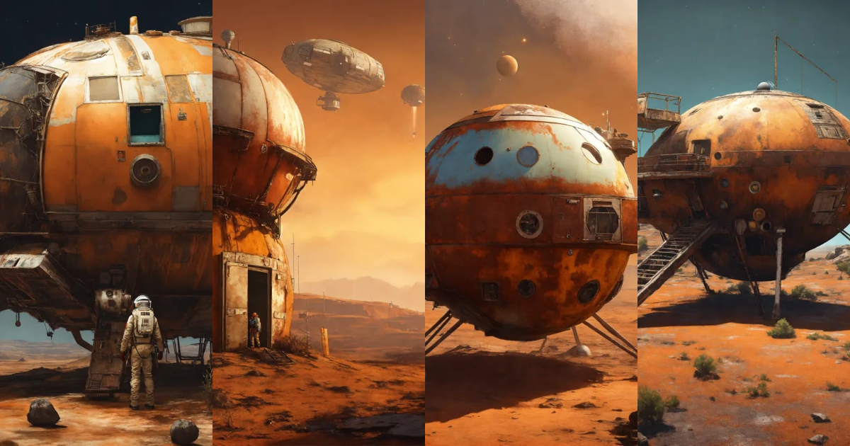 Lexica - A planetary explorer in a nuclear fallout, natural rust and ...