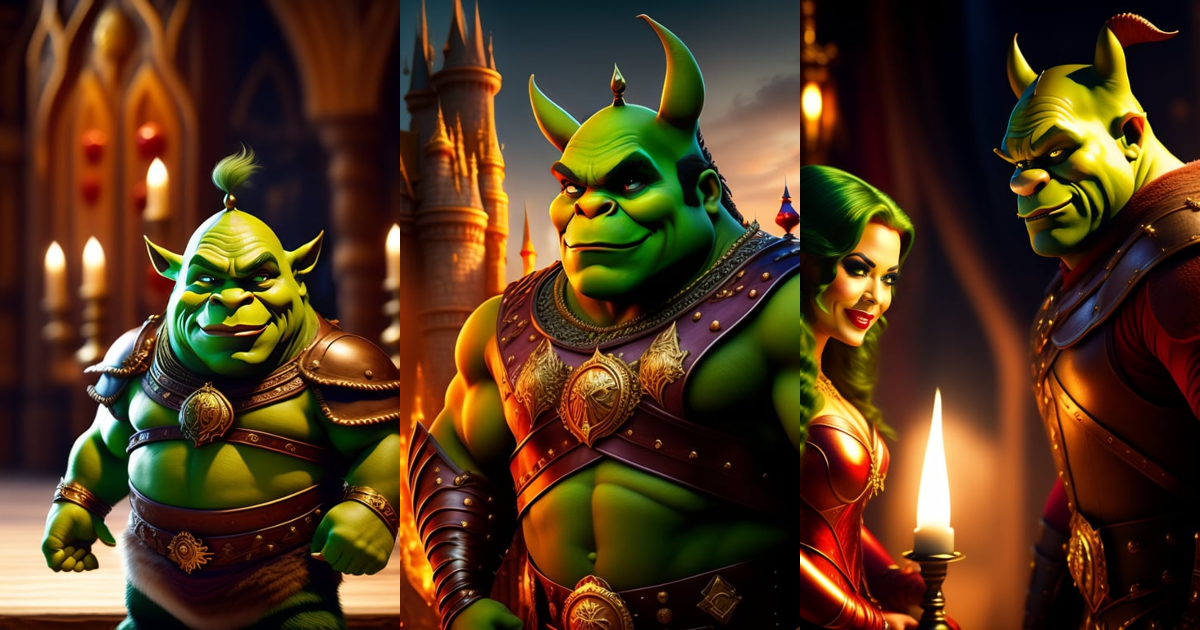 Lexica - Shrek, demon, disney