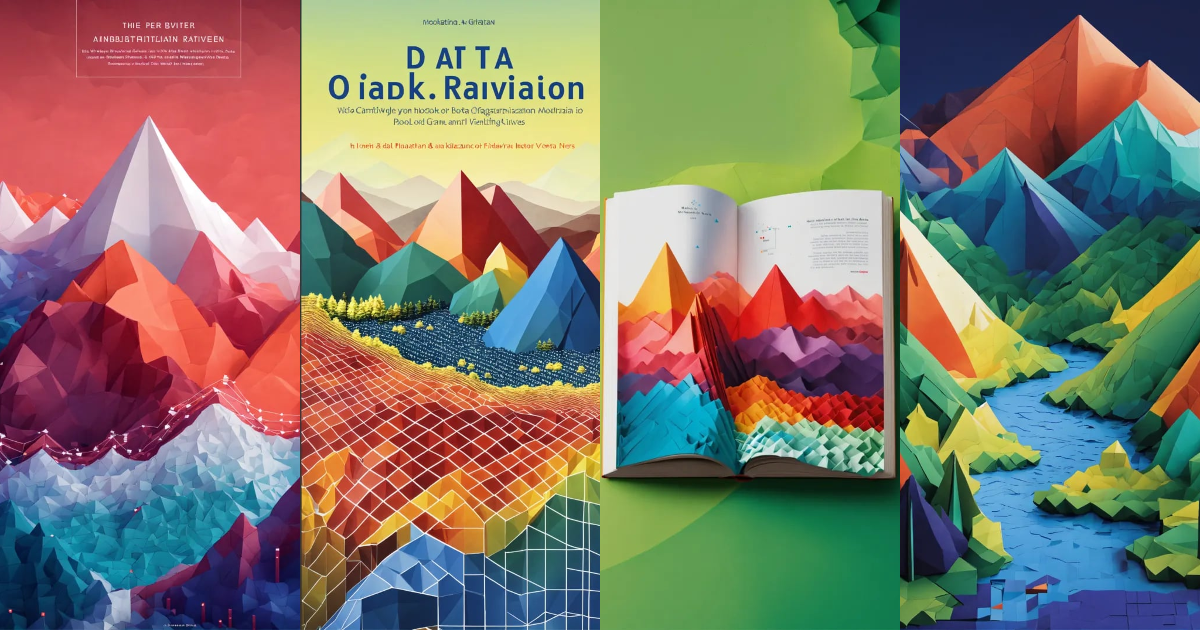 Lexica - Book cover for a book about data and data visualisation with ...