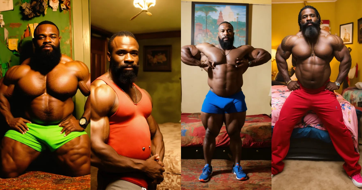 Lexica - Shrunk tiny old Haitian bodybuilder tooth fairy kali belly ...