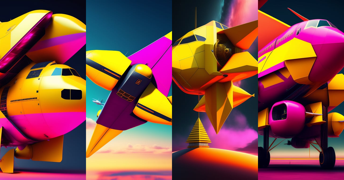 Lexica - Airplane, adaptative, Interestellar, unreal engine, ROBOT ...