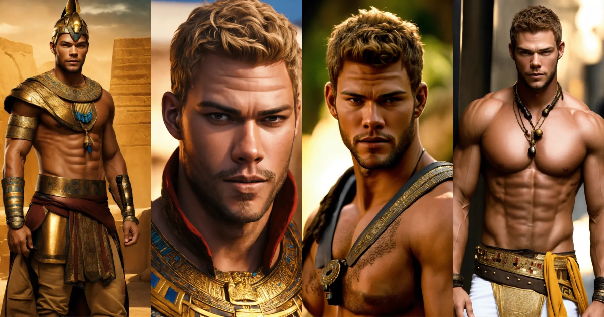 Lexica - Kellan Lutz like Osiris Egyptian god ultra realistic like a ...