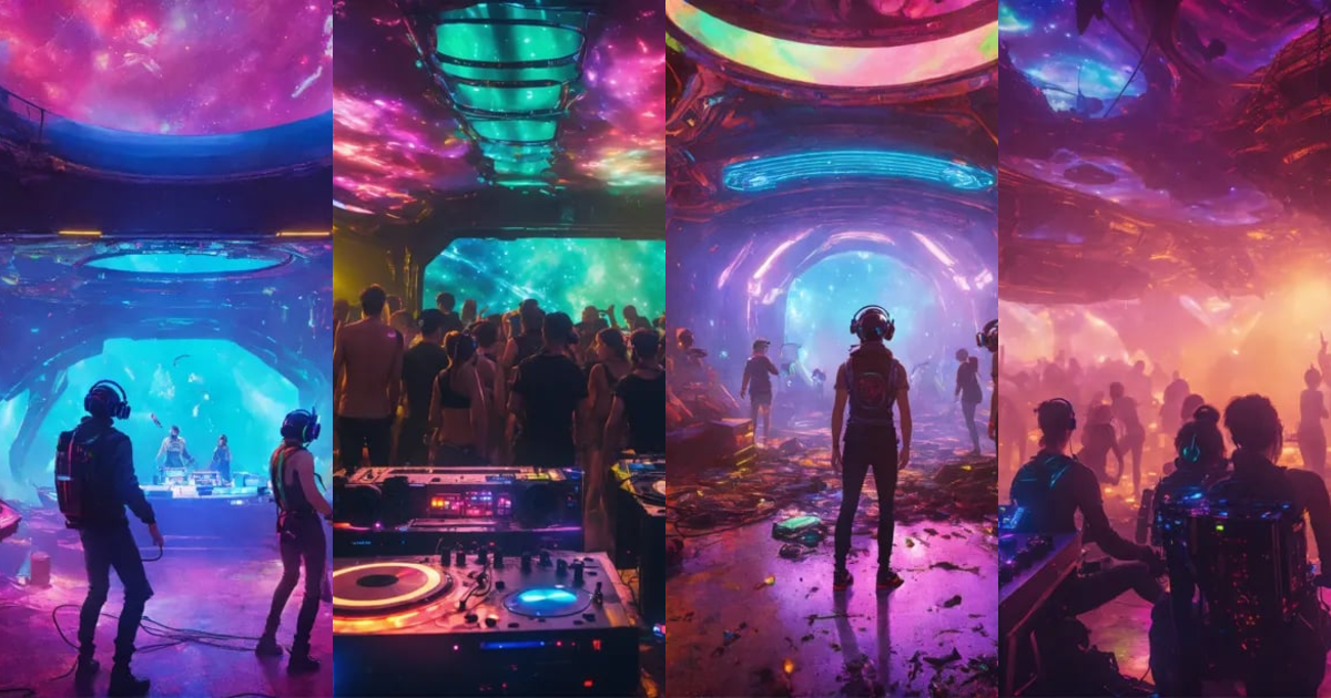 Lexica - Inside a wrecked spaceship is a rave with alien creatures ...